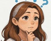 Young girl asking questions