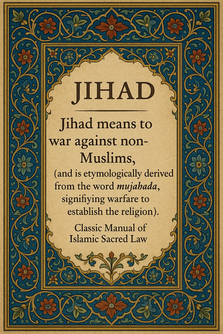 jihad means to war against non-Muslims